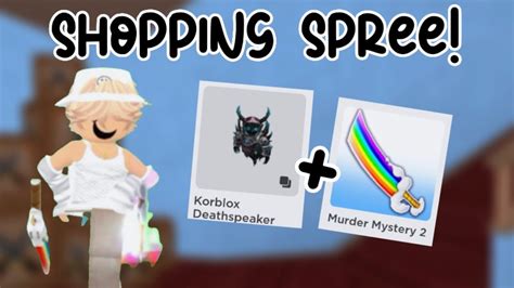 23K ROBUX SHOPPING SPREE BIRTHDAY SPECIAL BUYING KORBLOX