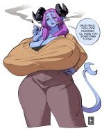 TheHelmetGuy Demon Girl Art Girl Art Monster Girl Art MILF Giant Tits Giant