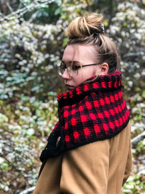 Simply Chic Buffalo Plaid Cowl Crochet Pattern Itchin For Some