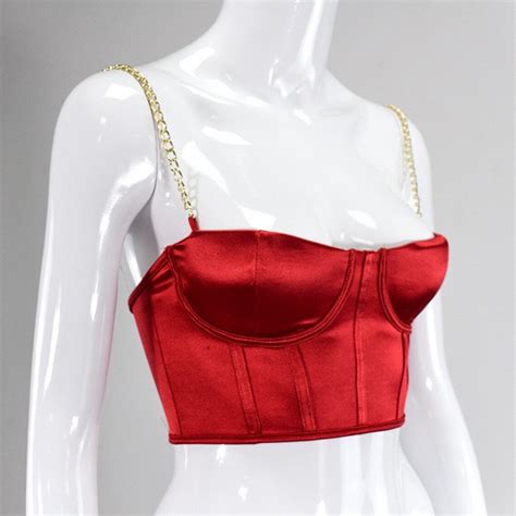 Red Corset Tank Top Etsy