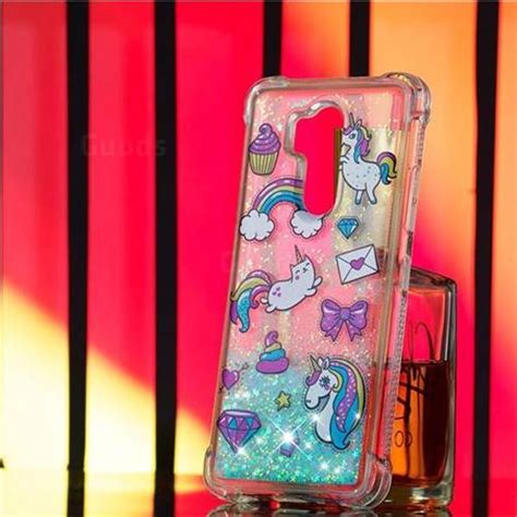 Fashion Unicorn Dynamic Liquid Glitter Sand Quicksand Star Tpu Case For