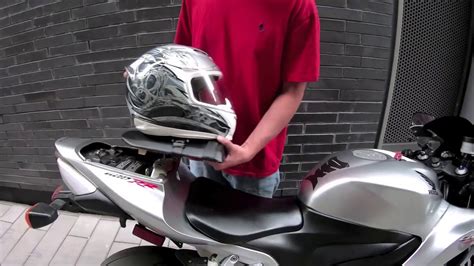 How To Tie Down A Motorcycle Helmet