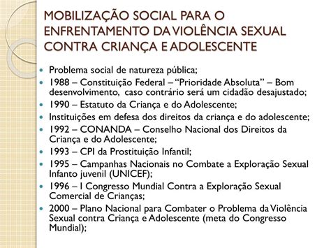 Ppt A Import Ncia Da Escola No Combate Viol Ncia Sexual Contra