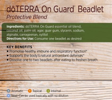 Doterra On Guard Beadlets Therapeuticgrade Essential Oil Protect Immune