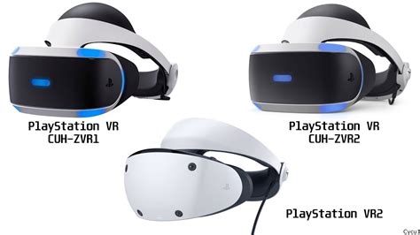 PlayStation VR2 vs PlayStation VR Visual Design Comparison / PSVR2 vs ...