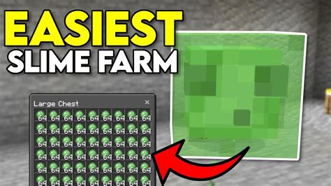 Easiest Way To Get Slime Minecraft Bedrock 120 Youtube