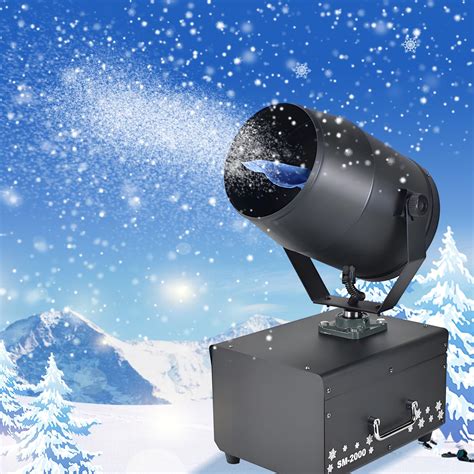 Amazon.com: Shaking Head Snow Machine for Outdoors or Indoor,2000W Snow