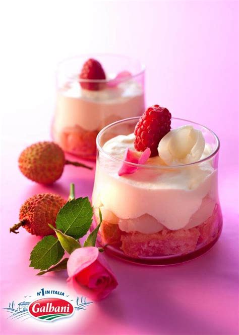 Recette Tiramisu au litchi et à la rose Tiramisù Galbani