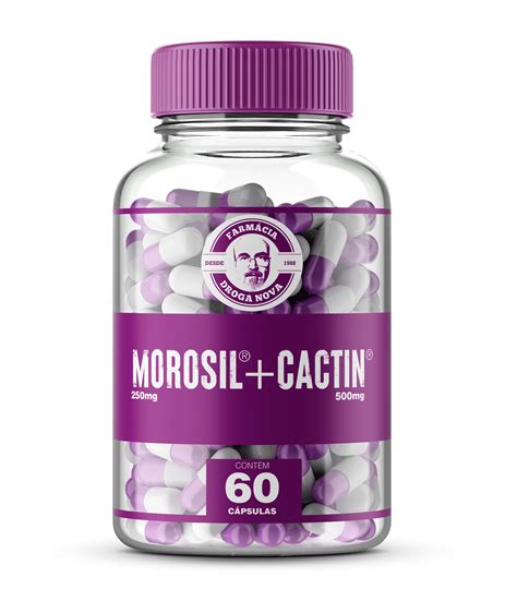 Morosil 250mg Cactin 500mg 60caps Farmácia Droga Nova