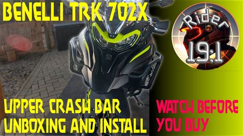 Benelli TRK 702 X Crash Bar Unboxing And Install YouTube