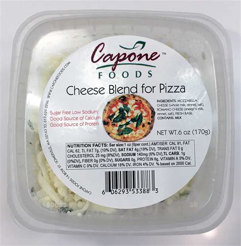 Pizza Cheese Blend * STORE PICK UP ONLY – Capone Foods