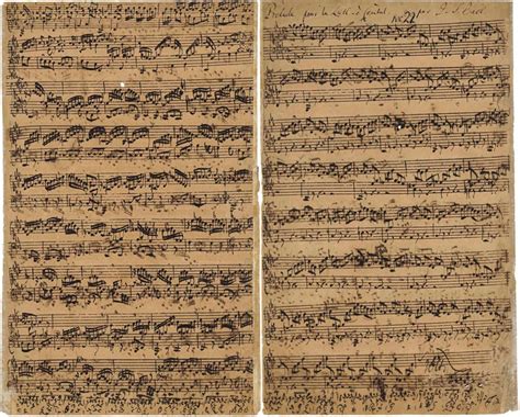 Christie S Highlights Of 2016 J S Bach Autograph Manuscript Christie S