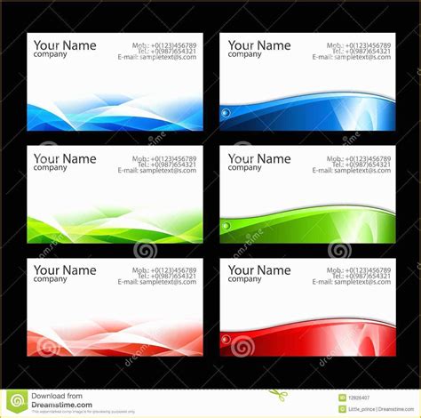 Free Online Business Card Template Of 60 Ly the Best Free Business ...