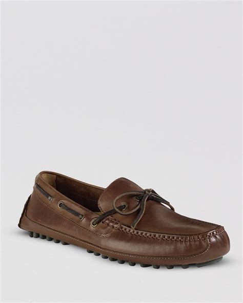 Cole Haan Grant Canoe Camp Moc Driving Loafers In Papaya Brown For Men Lyst