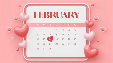 February Calendar Wallpaper – MasterBundles