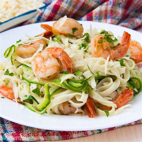 Recette Duo De Tagliatelles Aux Crevettes Roses Facile Rapide