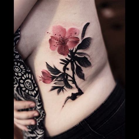 Chinese Flower Tattoos - All About Tatoos Ideas