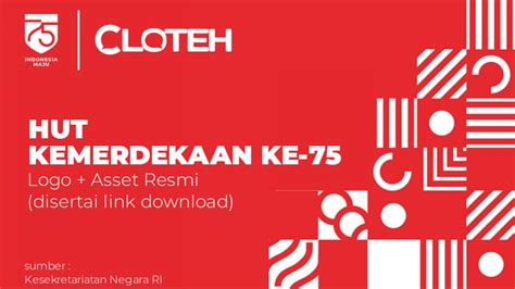 Download Logo Dan Asset Resmi Hut Kemerdekaan Ke 75 Lengkap Dengan Supergraphic Template