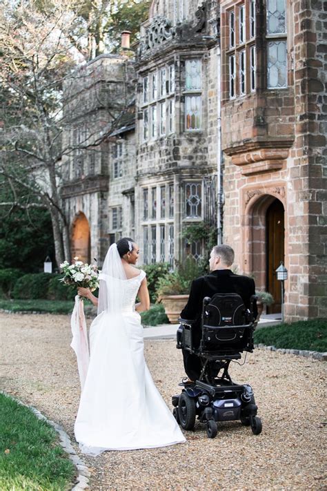 Interabled couple Cole, Charisma share beautiful wedding day photos