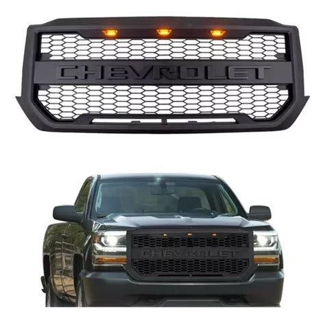 Parrilla Led Cheyenne Silverado 1500 2017 Off Road Negra