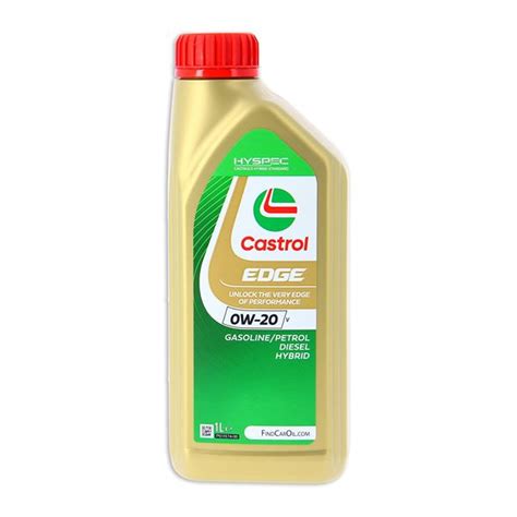 CASTROL EDGE 0W 20 V Huile Moteur 1L Feu Vert