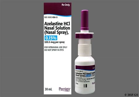 Azelastine 1876mcg1actuation Nasal Spray Sol 30 Ml Spray 126552