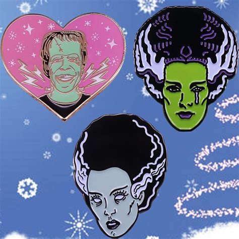 Bride Of Frankenstein Enamel Pin Distinct Pins