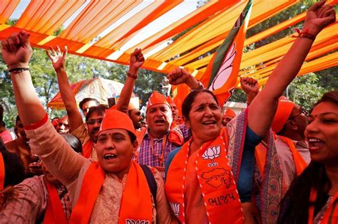 Modis Party Set For Record Breaking Landslide In Indias Gujarat State