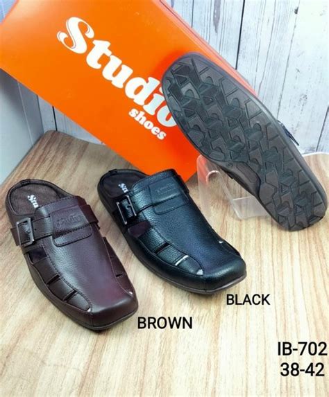 Jual Sandal Bustong Kulit Asli Pria Studio Ib Di Lapak Vinavino