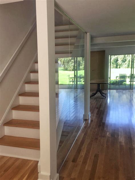 Our Projects Staircase Glass Partitions In Westhampton Ny