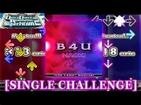 DDR SN2 B4U VOLTAGE Special SINGLE CHALLENGE 譜面確認クラップ YouTube