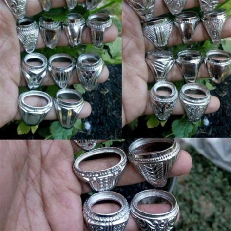 Jual RING EMBAN ALPAKA SUPER TERLARIS SEPUH PERAK DAN ROSE GOLD TIDAK