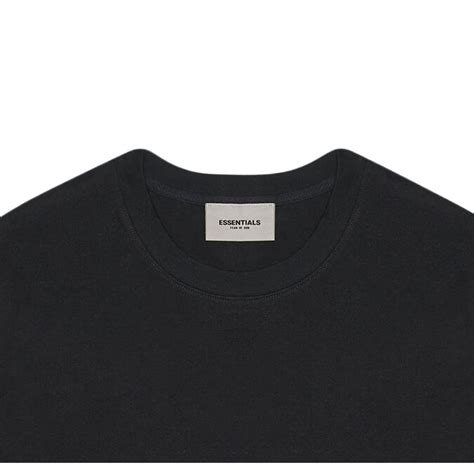 Fear Of God Essentials 3d Silicon Applique Boxy T Shirt Dark Slate