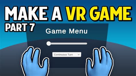 How To Make A Vr Game In Unity Part User Interface Youtube