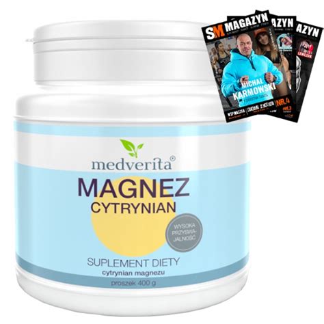 MEDVERITA MAGNEZ CYTRYNIAN 400 G W PROSZKU SKURCZE 11437102986 Allegro Pl