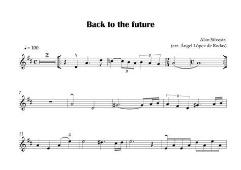 Back To The Future Sheet Music Alan Silvestri Violin Solo