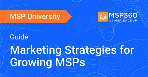 Msp Marketing Strategy A Comprehensive Guide