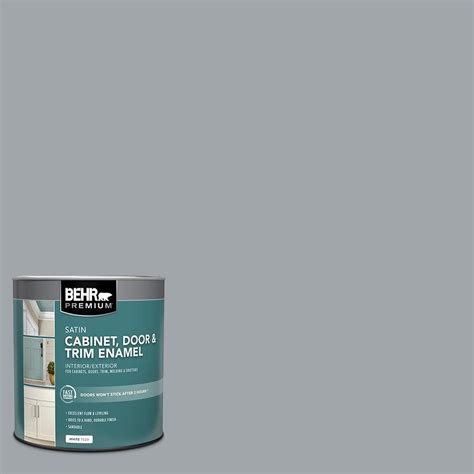 BEHR PREMIUM 1 Qt PPU26 19 Chance Of Rain Satin Enamel Interior