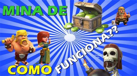 Clash Of Clans Como Funciona A Mina De Gemas Youtube