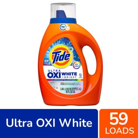 Tide Plus Ultra Oxi White Bright Liquid Laundry Detergent Fl Oz