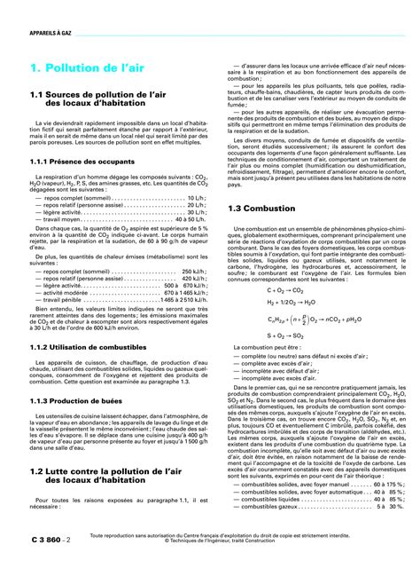 Solution Techniques De L Ing Nieur Appareils Gaz Conduits De Fum E