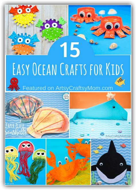 15 Easy And Engaging Ocean Crafts For Kids Animal Crafts For Kids