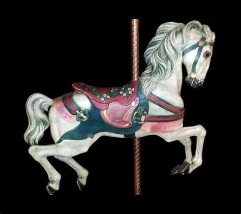 Ca. 1913 Muller Jumper Carousel Horse | AntiqueCarousels.com