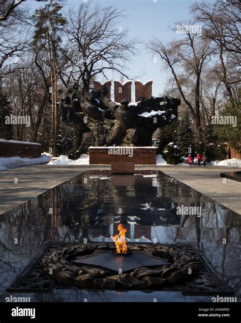 Panfilov Park In Almaty Kazakhstan Stock Photo Alamy