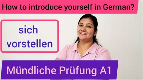 How To Introduce Yourself In German Sich Vorstellen Sprechen A Teil