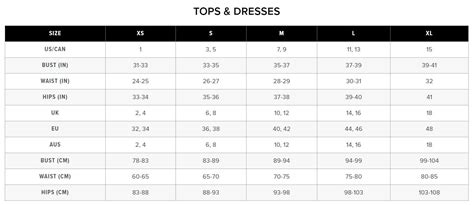 Size Chart Baju Perempuan Tabel Ukuran Baju Wanita Saget Sae Ila