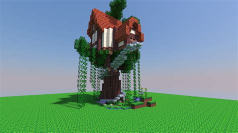 Minecraft Treehouse Schematic