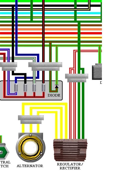 Honda XL600V M N P 1991 93 UK Spec Colour Wiring Loom Diagram