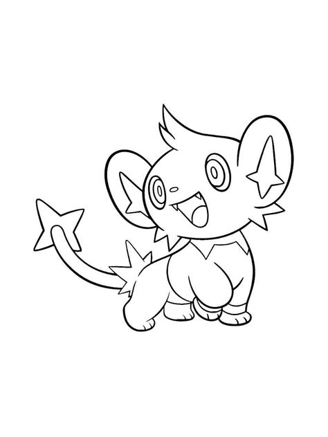 Shinx Pokemon Coloring Pages