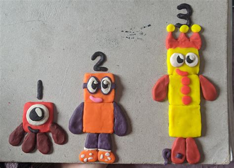 The Numberblocks Are Play Doh Now by NumberDraws on DeviantArt